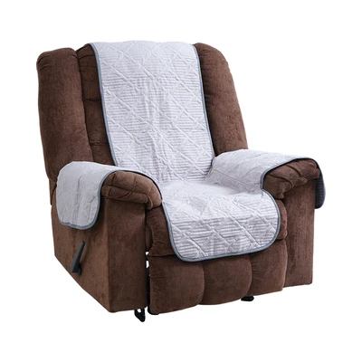 Gambar Informa Sherry Pelindung Sofa Recliner Microfiber Jacquard 165x195 cm - Abu-Abu