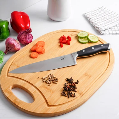 Gambar Cooking Color Maple Pisau Koki 34 cm - Hitam