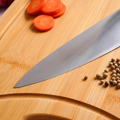 Gambar Cooking Color Maple Pisau Koki 34 cm - Hitam