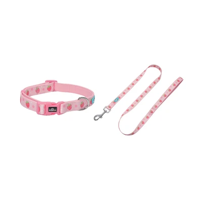 Gambar Pet Kingdom Coolpet Set Tali Anjing Sublim Medium - Pink