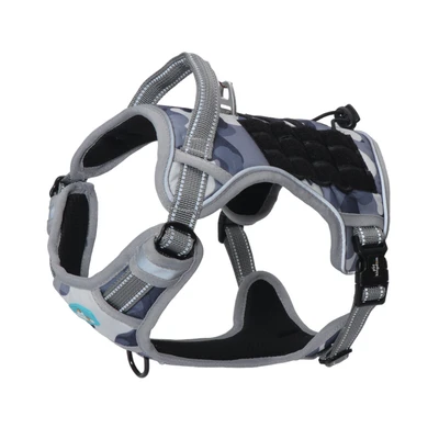 Gambar Pet Kingdom Ukuran L Coolpet Harness Anjing Camo - Abu-Abu