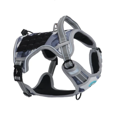 Gambar Pet Kingdom Ukuran L Coolpet Harness Anjing Camo - Abu-Abu