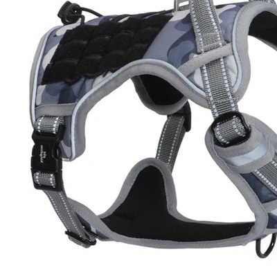 Gambar Pet Kingdom Ukuran L Coolpet Harness Anjing Camo - Abu-Abu