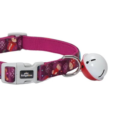 Gambar Pet Kingdom Coolpet Kalung Anjing Christmas Medium - Pink