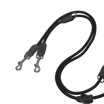 Gambar Pet Kingdom 240 cm Coolpet Tali Anjing Multiway Xs - Hitam