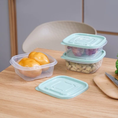 Gambar Appetite Bondi Wadah Makanan 610 ml Set 3 pcs - Hijau