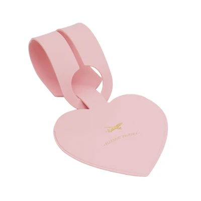 Gambar Ataru Label Koper Heart Shaped Random