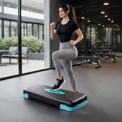 Gambar Kinetic Aerobic Stepper - Hitam/Biru