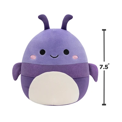 Gambar Squishmallows 7.5 Inci Boneka Beetle - Ungu