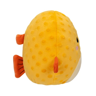 Gambar Squishmallows 7.5 Inci Boneka Pufferfish - Oranye