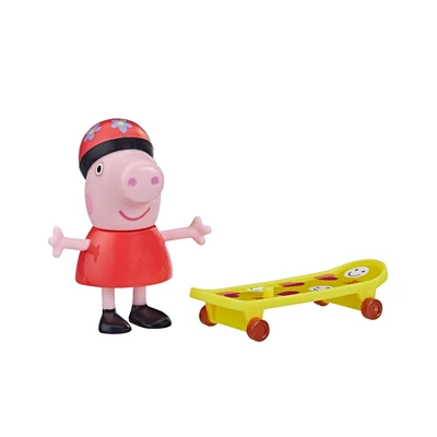 Gambar Peppa Pig Figure Peppa And Skateboard F37585 Random