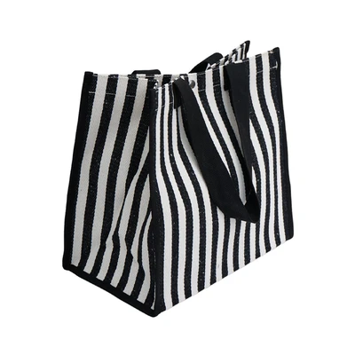 Gambar Passport Maggie Tote Bag Stripe - Hitam