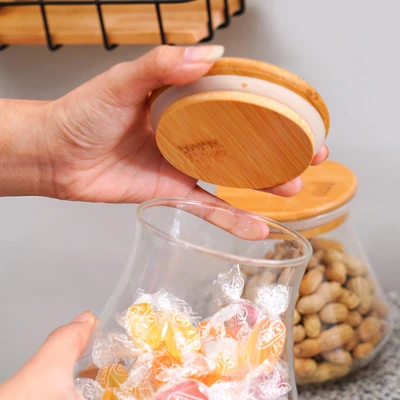 Gambar Informa Cathy Stoples Kaca 730 ml Set 3 pcs Transparan - Cokelat