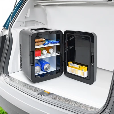 Gambar Otto Klasse Kulkas Mobil Cool & Warm Dual Cooling 10 Liter - Hitam