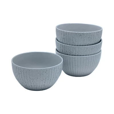 Gambar Appetite Helsey Perlengkapan Makan Set 12 pcs - Abu-Abu Speckle