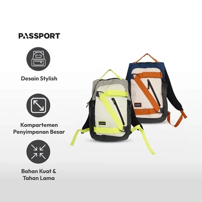 Gambar Passport Delson Tas Ransel - Cokelat