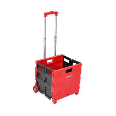 Jual Maxbuilt Troli Lipat Portabel 25 Kg Merah Hitam Terbaru