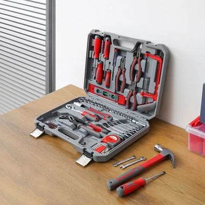 Gambar Maxbuilt Perkakas Mekanik Multifungsi Set 96 pcs - Abu-Abu