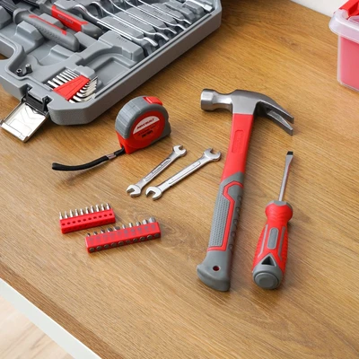 Gambar Maxbuilt Perkakas Mekanik Multifungsi Set 96 pcs - Abu-Abu