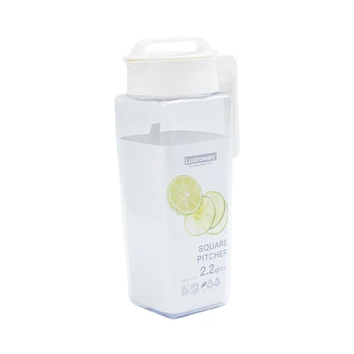 Gambar Appetite Irona Teko Minum Square Plastik 2.1 Liter Transparan