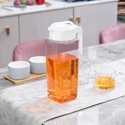 Gambar Appetite Irona Teko Minum Square Plastik 2.1 Liter Transparan