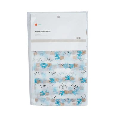 Gambar Ataru Kantong Plastik Pakaian Slider 35x45 cm Set 2 pcs - Mix