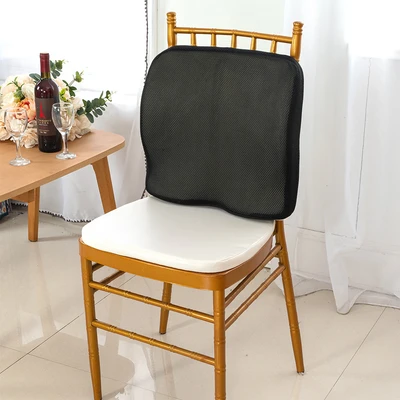 Gambar Forhom Bantal Punggung Memory Foam 40x40 cm - Hitam