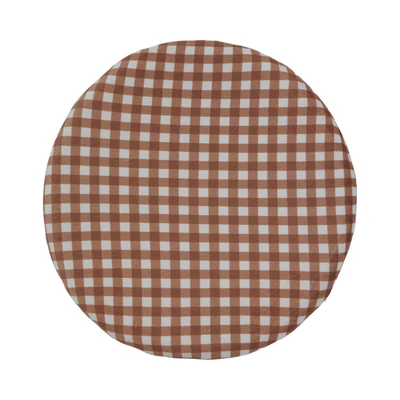 Gambar Forhom 40 Cm Bantal Alas Duduk Memory Foam Round - Cokelat