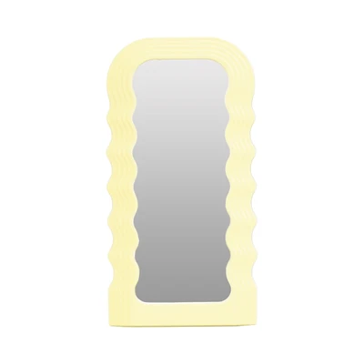 Gambar Informa Cermin Dinding Dekorasi Plastik 35.5x3x70 cm - Kuning