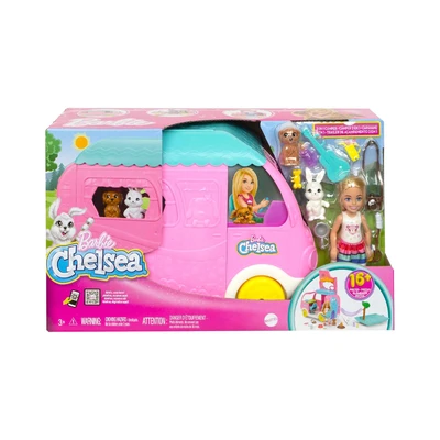 Barbie Playset Chelsea In Camper Hnh90