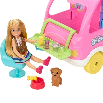Gambar Barbie Playset Chelsea 2 In 1 Camper Hnh90