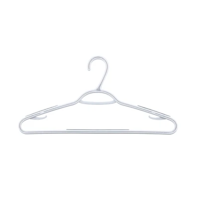 Gambar Stora 42 Cm Set 10 Pcs Hanger Plastik Pp - Putih