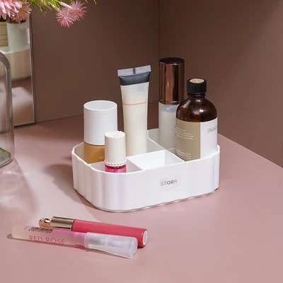 Gambar Stora 15.3x11.4x4.5 cm Organizer Kosmetik - Putih