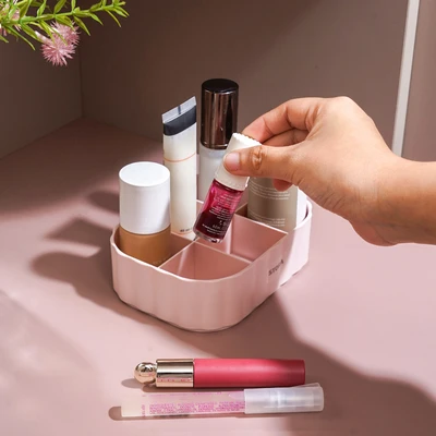 Gambar Stora 15.3x11.4x4.5 cm Organizer Kosmetik - Pink
