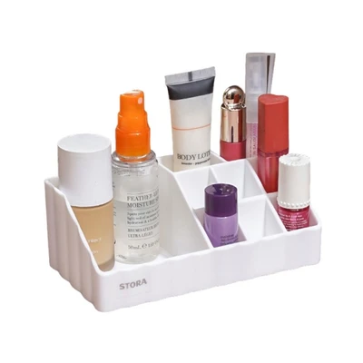 Gambar Stora 17x9x6.5 cm Organizer Kosmetik - Putih