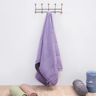 Gambar Sleeplite 150x200 cm Selimut Microfiber Cloudy - Ungu