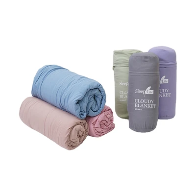 Gambar Sleeplite 150x200 cm Selimut Microfiber Cloudy - Pink