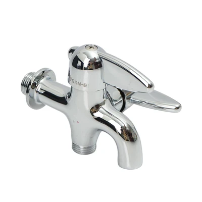 Gambar San Ei Keran Air Dua Arah Pf10Mr - Silver Chrome