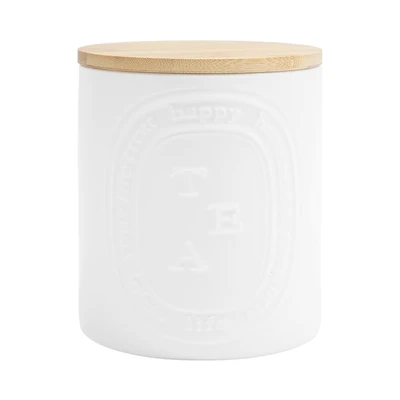 Gambar Appetite Nabi Stoples Porcelain Dengan Nampan 1.1 Liter Set 3 pcs - Putih