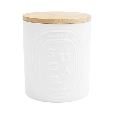 Gambar Appetite Nabi Stoples Porcelain Dengan Nampan 1.1 Liter Set 3 pcs - Putih