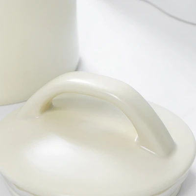 Gambar Appetite Stoples Biskuit Keramik Dengan Tutup 1.5 Liter - Krem Beige