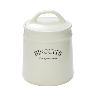 Gambar Appetite Stoples Biskuit Keramik Dengan Tutup 1.5 Liter - Krem Beige