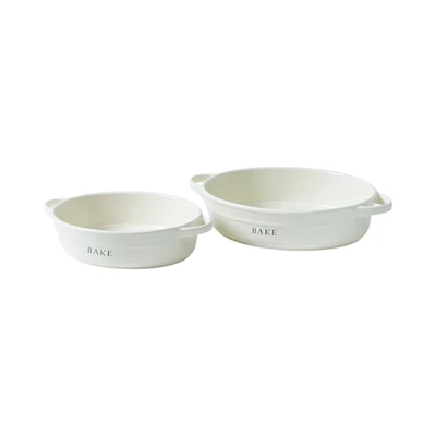 Gambar Appetite Nami Loyang Bake Set 2 pcs - Krem Beige