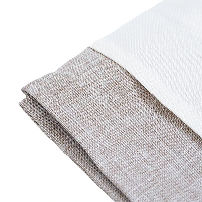 Gambar Informa Table Runner & Tatakan Piring Linen Set 5 pcs - Cokelat