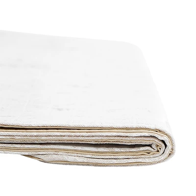 Gambar Informa Table Runner Polyester Jacquard Yarn Dyed 33x180 cm - Krem Beige