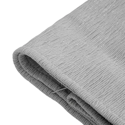 Gambar Informa Table Runner Polyester 4 Tassel 33x160 cm - Abu-Abu
