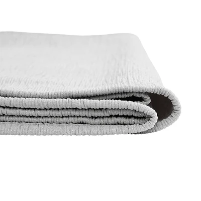 Gambar Informa Table Runner Polyester 4 Tassel 33x180 cm - Abu-Abu