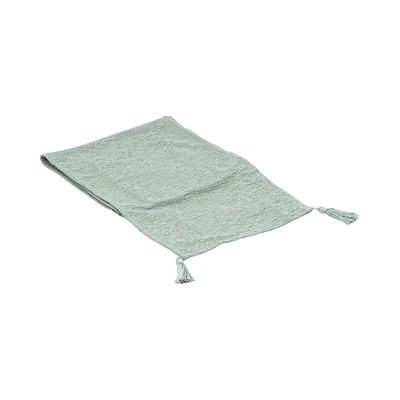 Gambar Informa Table Runner Polyester 4 Tassel 33x160 cm - Hijau