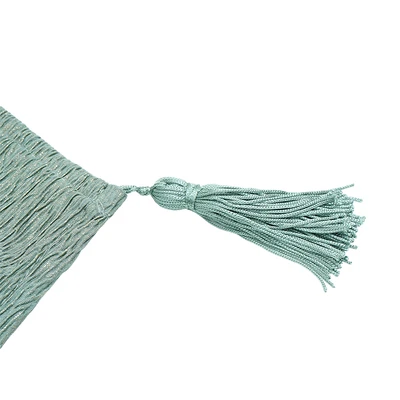 Gambar Informa Table Runner Polyester 4 Tassel 33x160 cm - Hijau