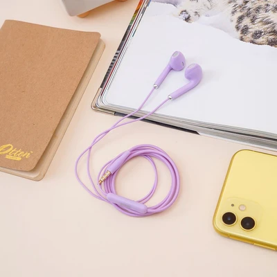 Gambar Ataru Earphone Basic - Ungu Dusty